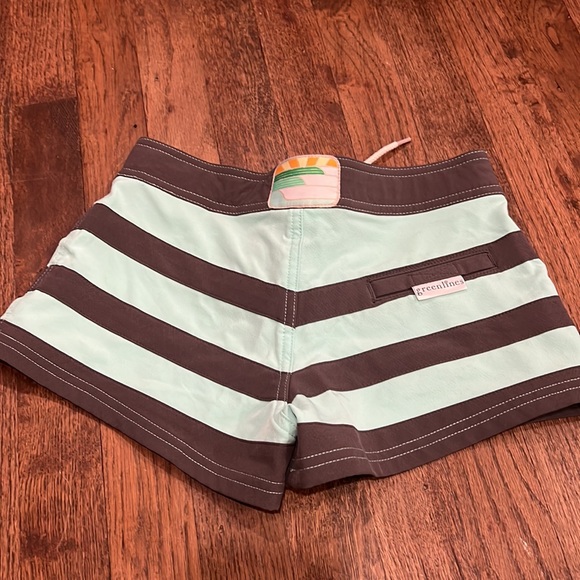 GREENLINES SWIM SHORTS girls #1386, size 12 - Picture 2 of 7